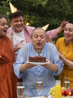 people-outdoors-garden-celebration-senior-birthday-party